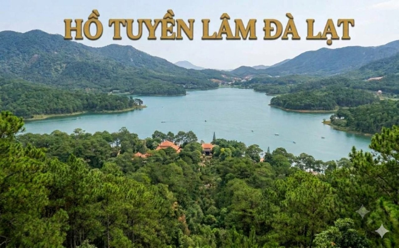 Quảng trường Lâm Viên và Hồ Xuân Hương biểu tượng du lịch Đà Lạt