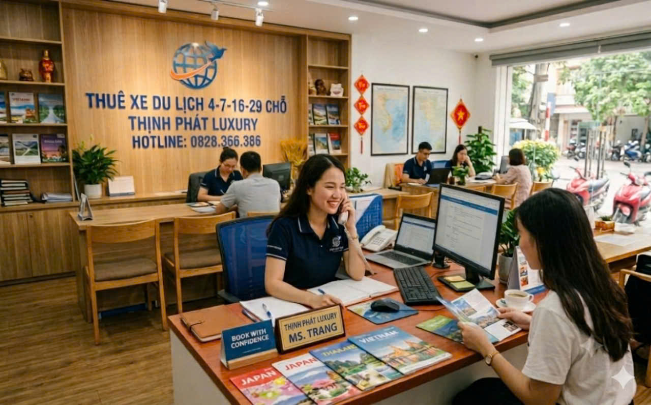 Quy trình thuê xe đi tân biên tại Thịnh Phát